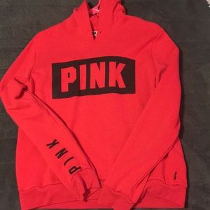 PINK red hoodie